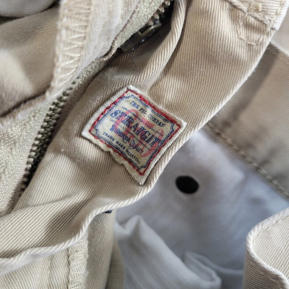 Polo Ralph Lauren Pants Mens 30x30 Tan Khaki Authentic Dungarees Straight Chino